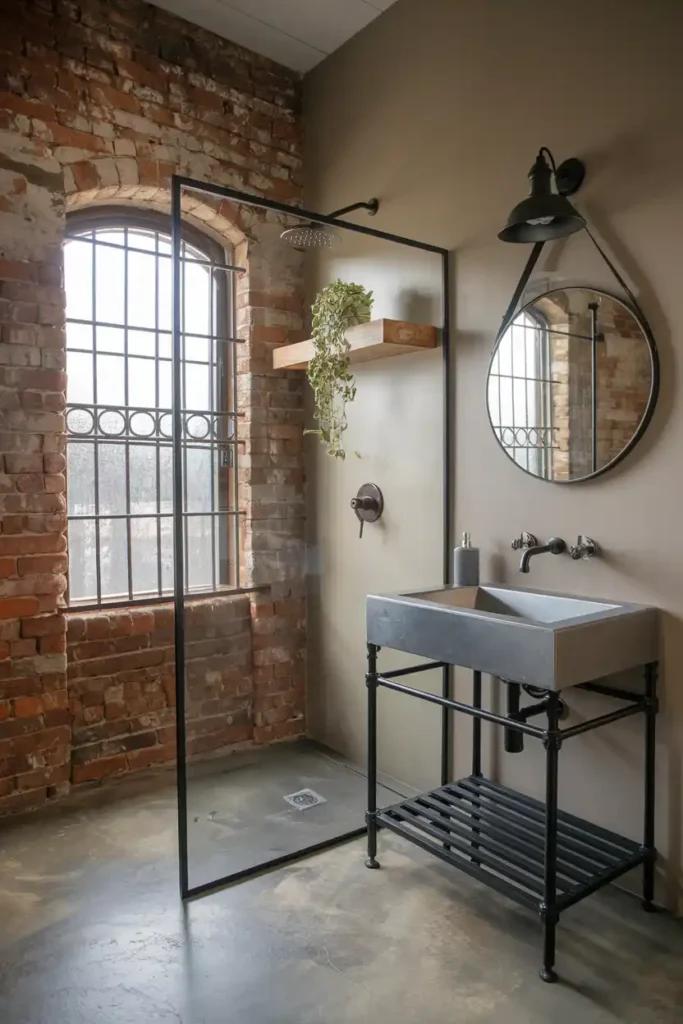 Industrial Loft-popular bathroom styles