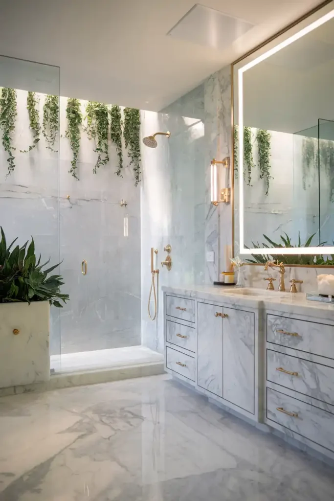 Luxurious Marble Spa Retreat-luxury bathroom ideas and inspirations