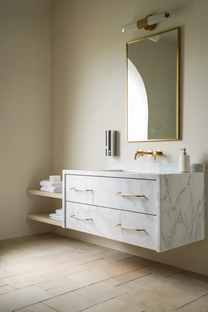 Minimalist Elegance With Gold Accents
