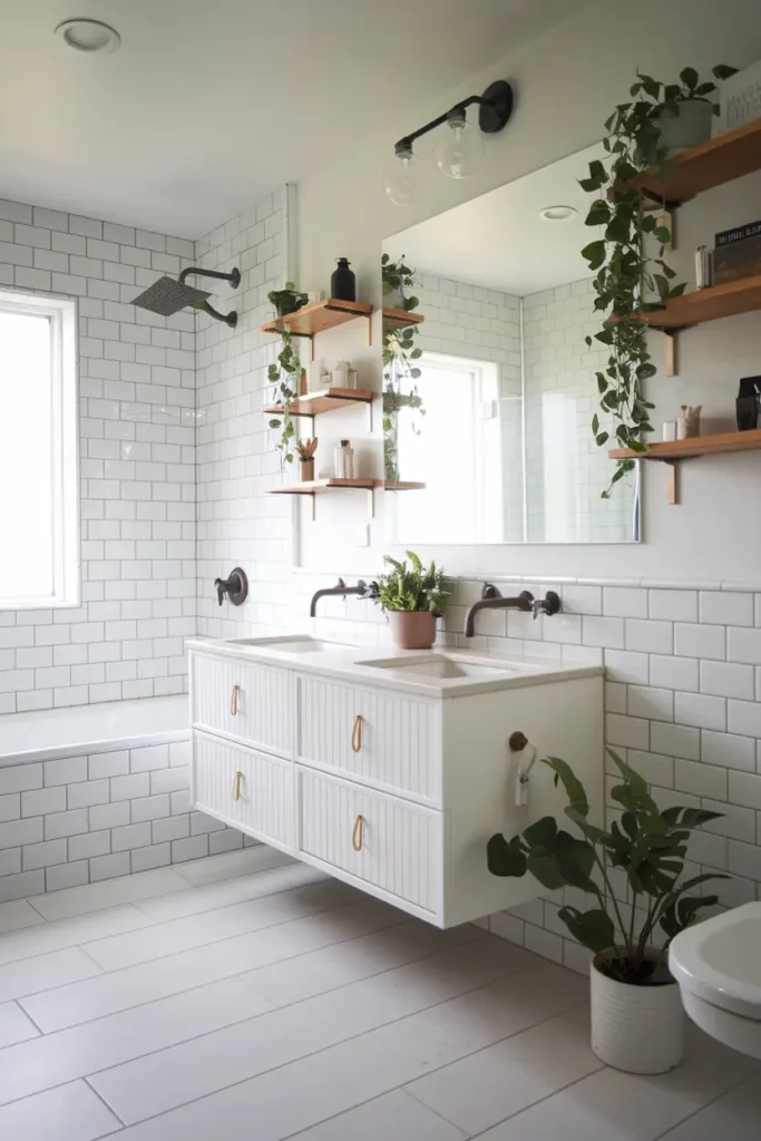 Minimalist Fixtures That Aren’t Boring-japandi style bathroom idea
