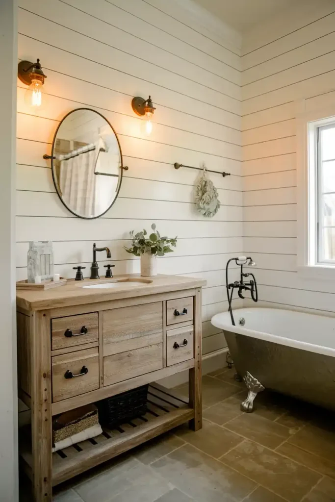 Modern Farmhouse Style-popular bathroom styles