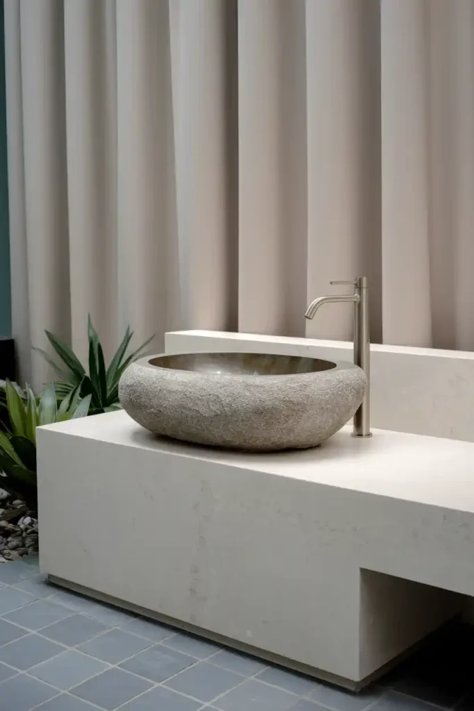 Modern Sculptural Sinks-luxury bathroom ideas and inspirations