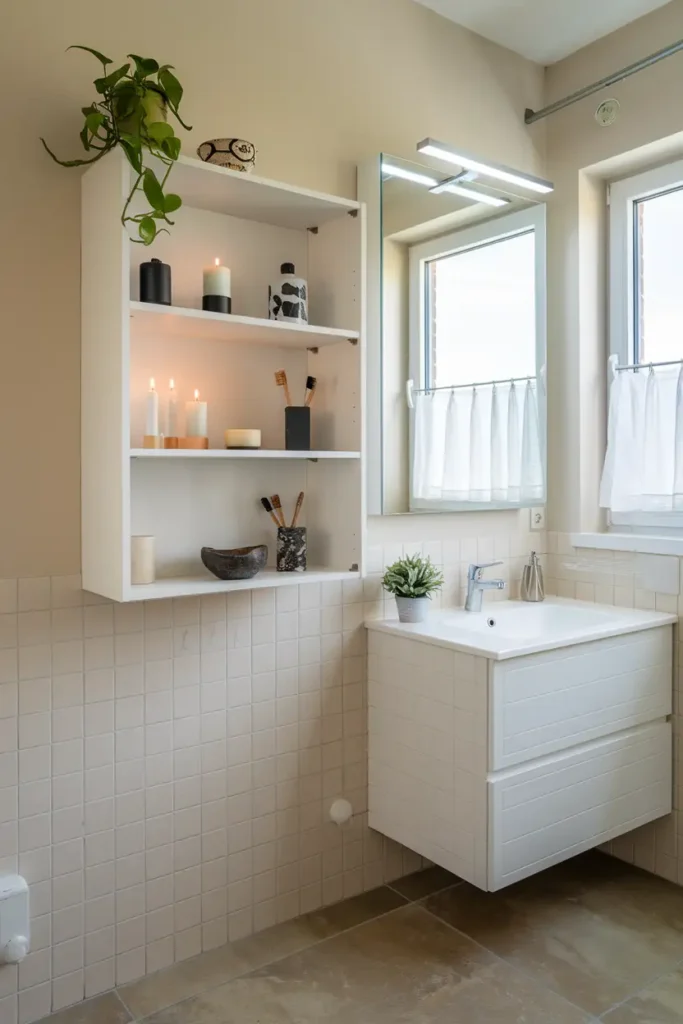 Open Shelving Cabinets