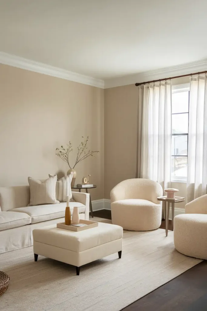 Pale Oak by Benjamin Moore-best paint colors for living room
