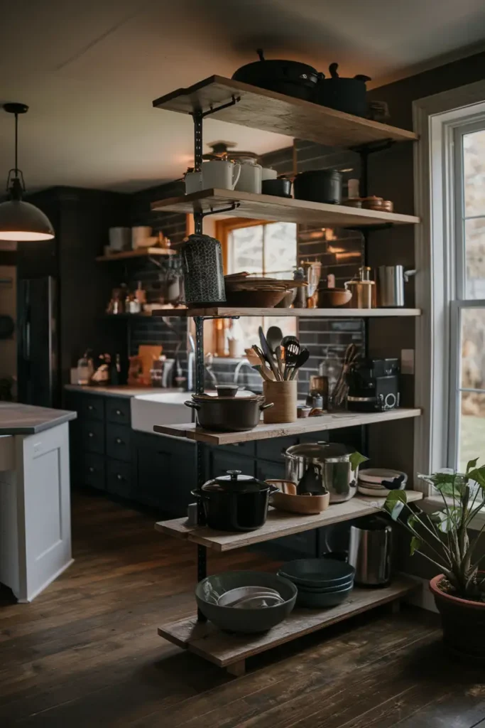 Rustic Wooden Shelves