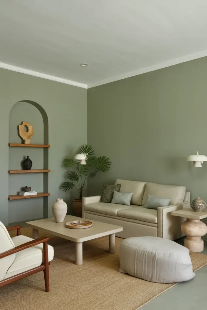 Sage Green by Clare Paints-best paint colors for living room
