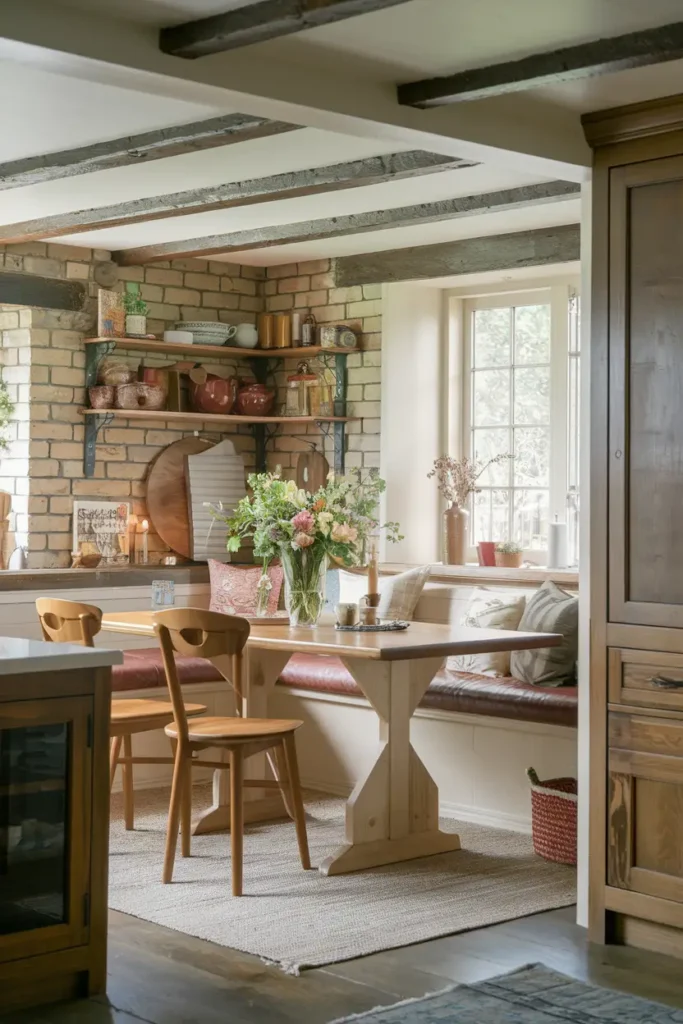 Set Up a Cozy Dining Nook-hygge kitchen ideas