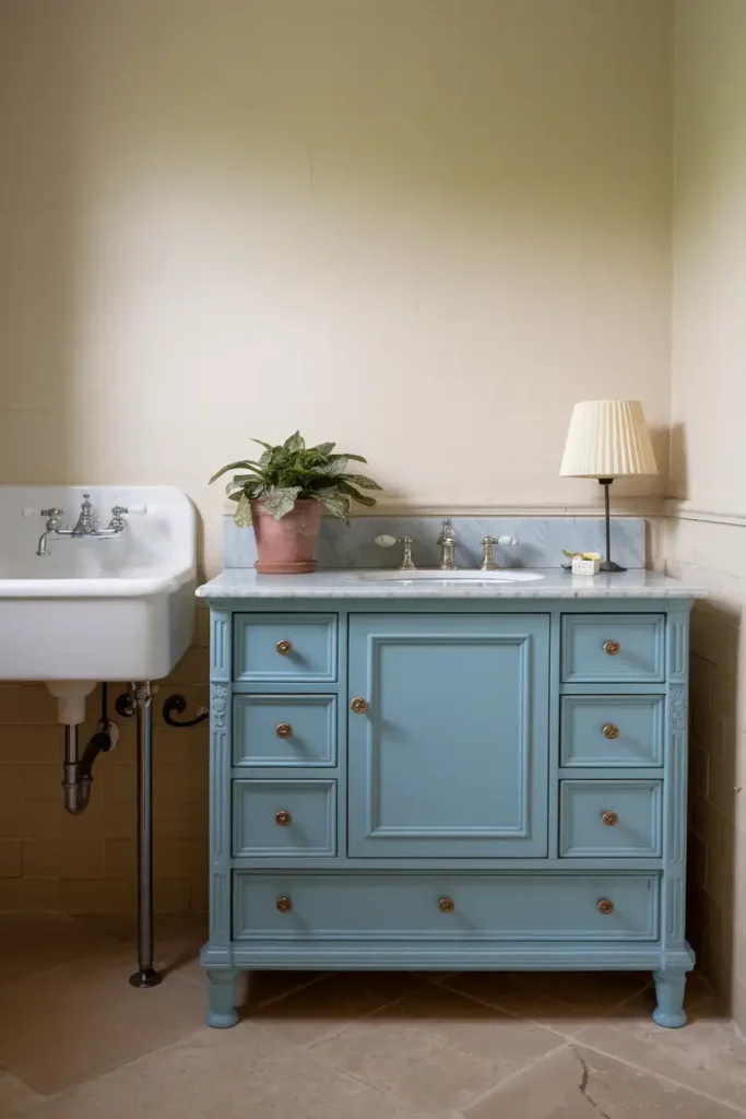 Sky Blue Vanity