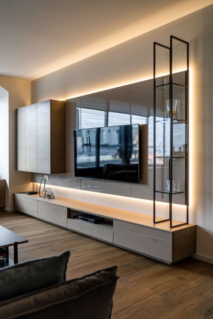 Sleek Minimalism with Backlit Sophistication