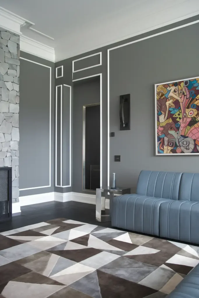 Stonington Gray (Benjamin Moore) -best gray paint colors for living room