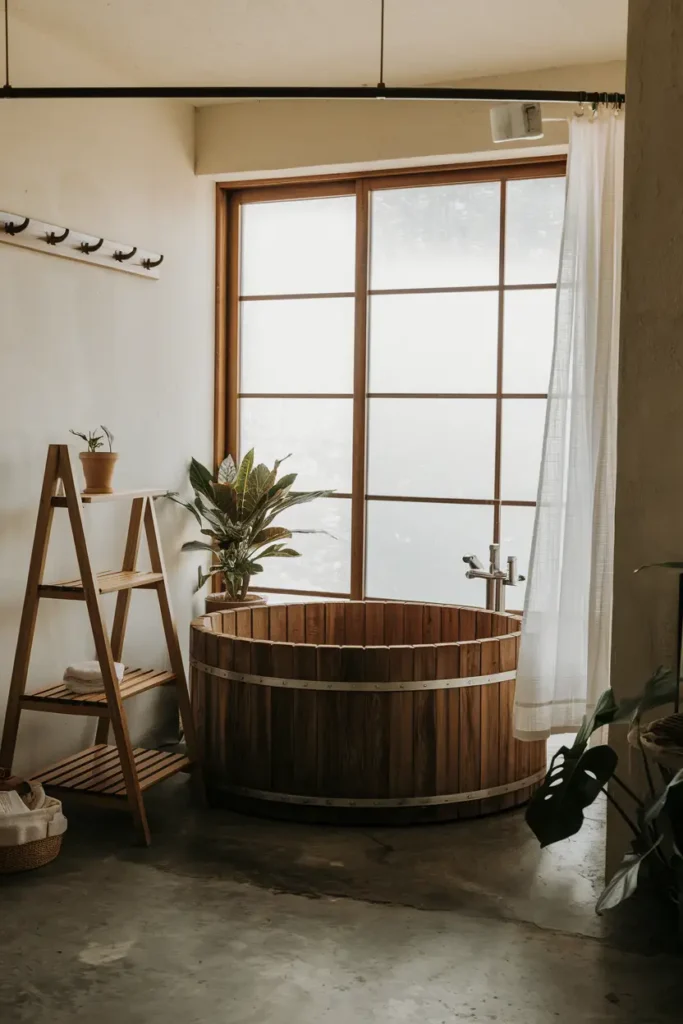 The Magic of a Soaking Tub-japandi style bathroom idea