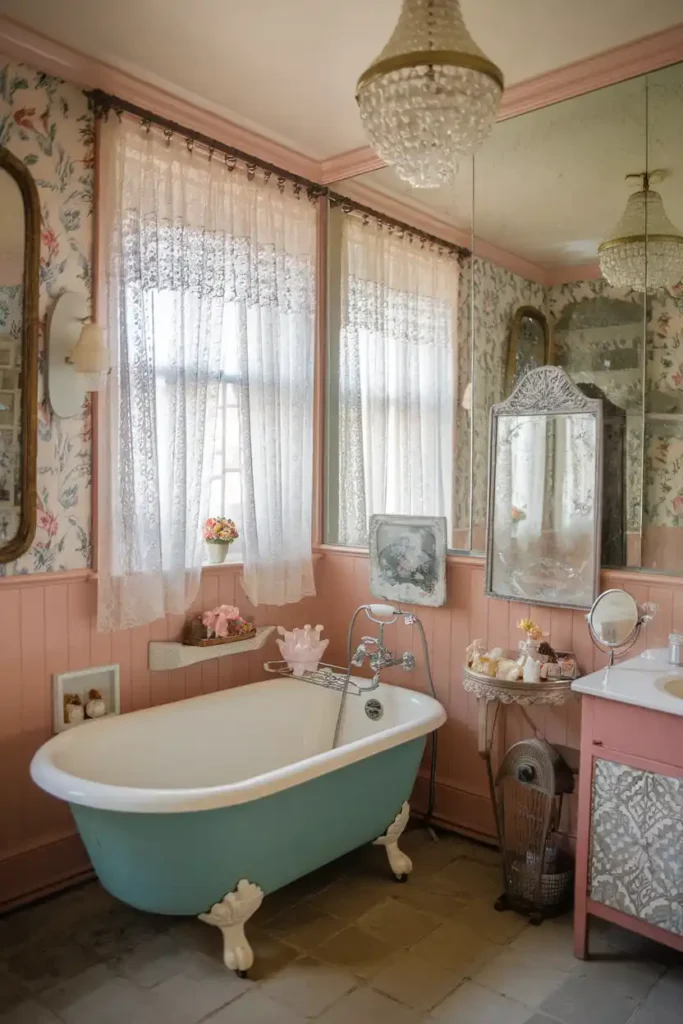 Vintage Chic-popular bathroom styles