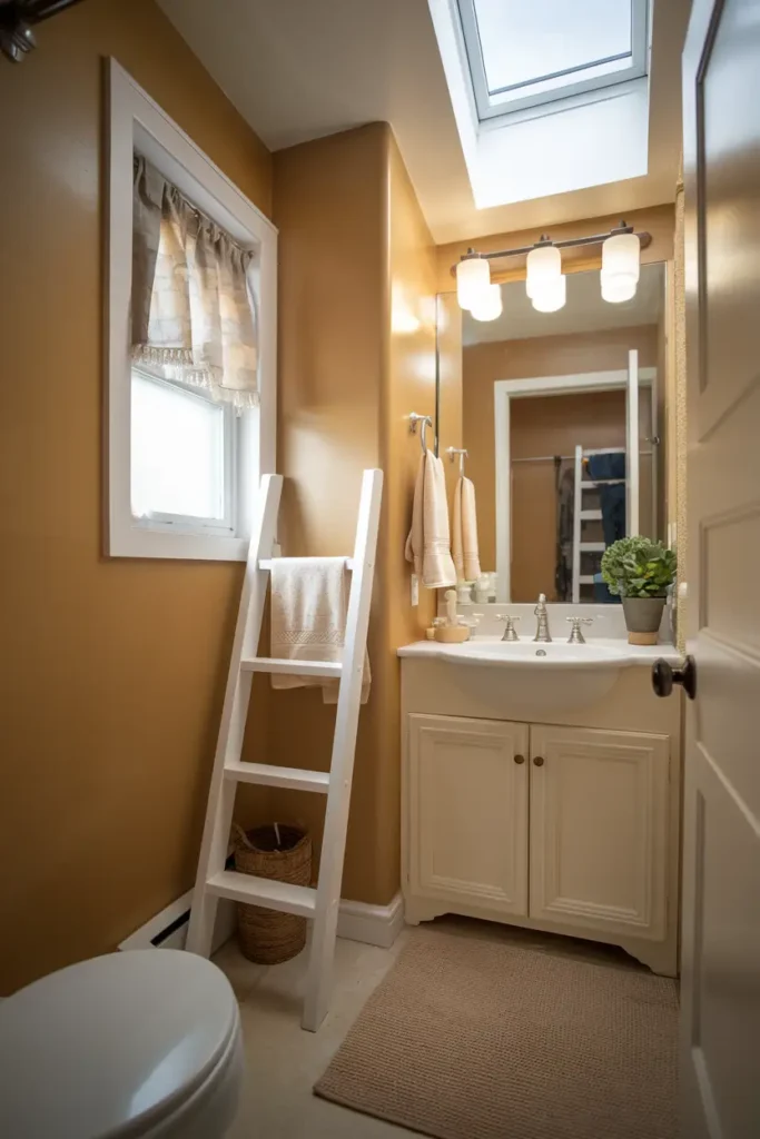 Warm Beige-best paint colors for a small bathroom