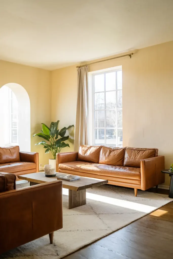 Warm White - warm paint colors for living room