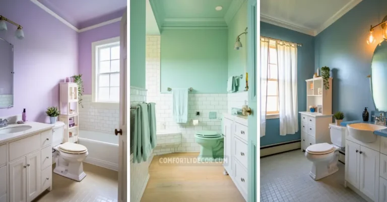 calming paint colors for a relaxing bathroom