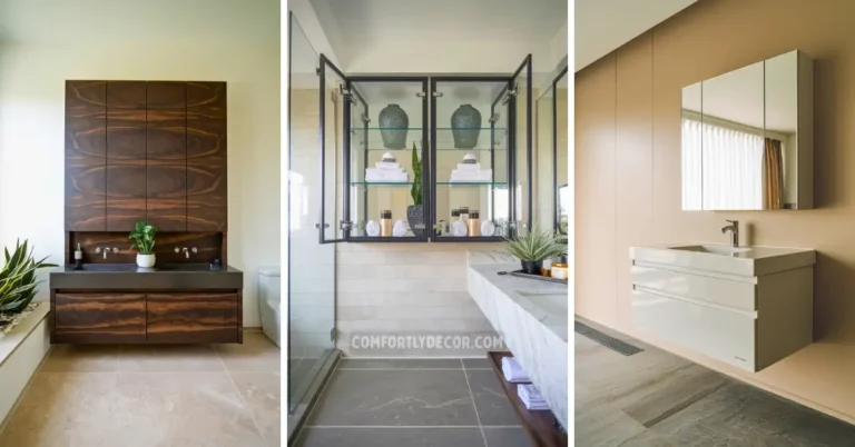 modern bathroom cabinet ideas