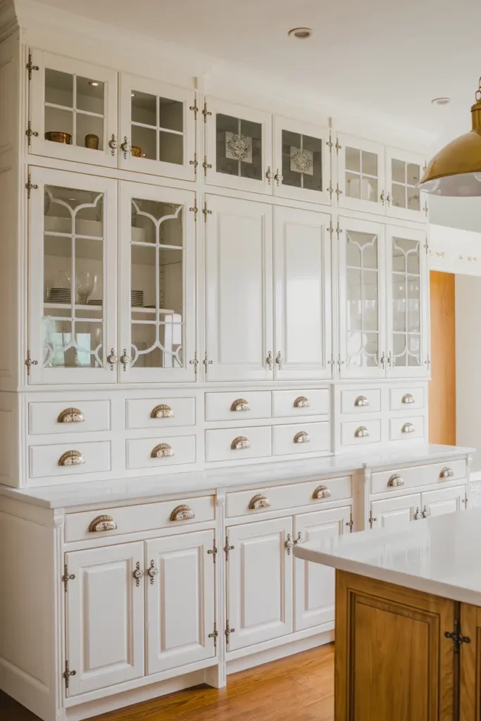 Bright White-best paint colors for kitchen cabinets