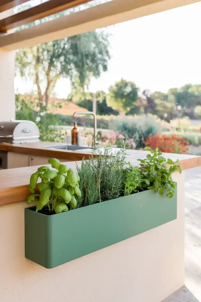 Built-In Planters