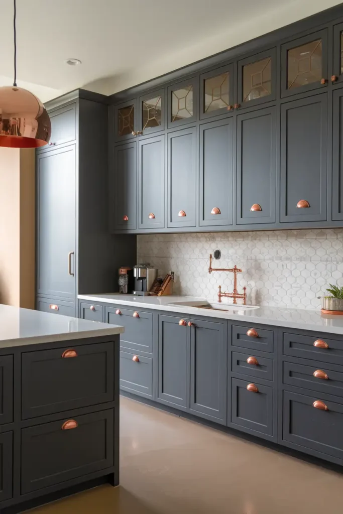 Charcoal Gray + Copper