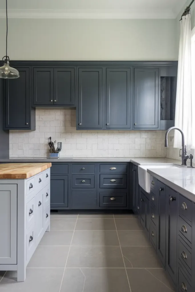 Charcoal Gray-best paint colors for kitchen cabinets