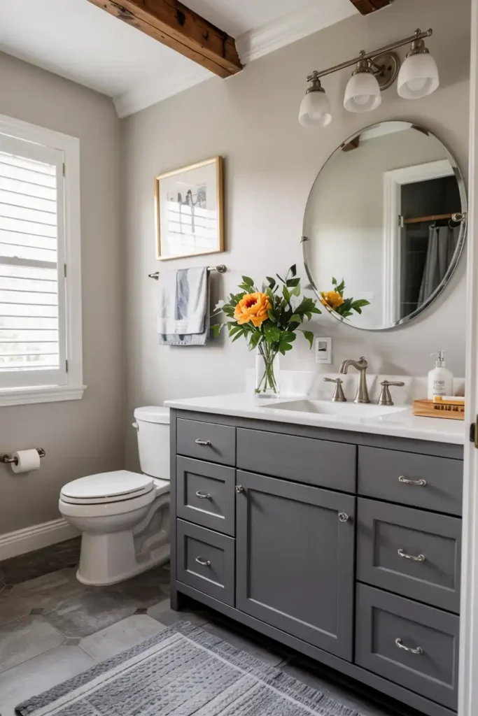 Charcoal Gray-paint colors for bathroom cabinets