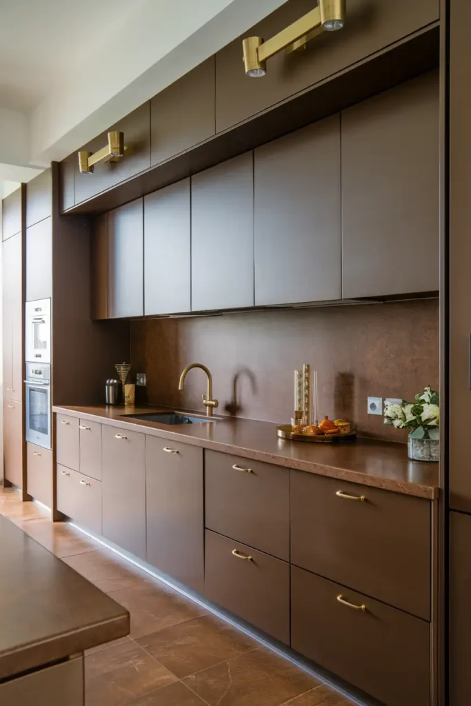 Chocolate Brown by Benjamin Moore-kitchen paint color ideas
