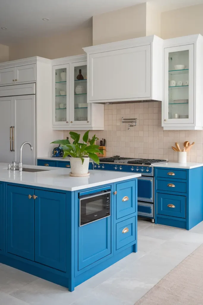 Cobalt Blue by Sherwin-Williams (Naval)-kitchen paint color ideas
