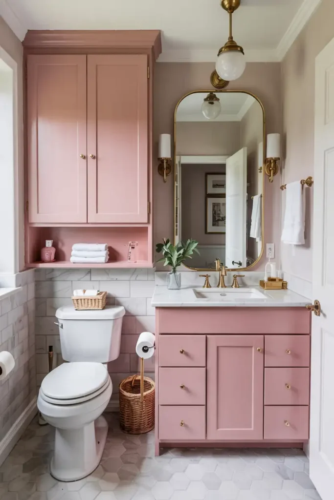 Dusty Rose-paint colors for bathroom cabinets