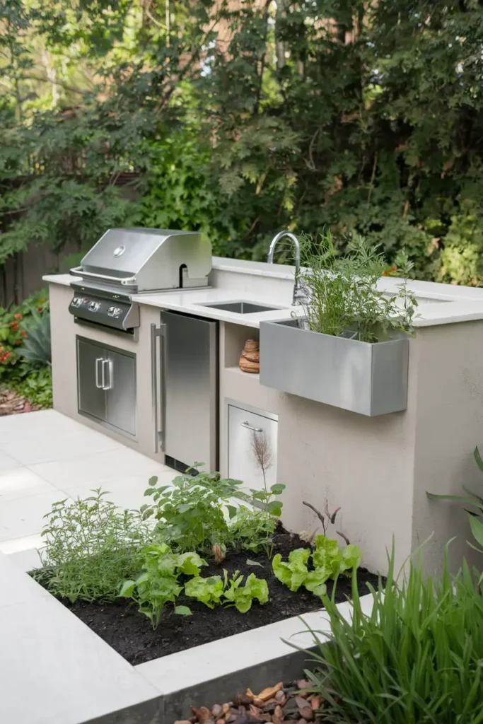 Garden-To-Table Kitchen-outdoor kitchen ideas