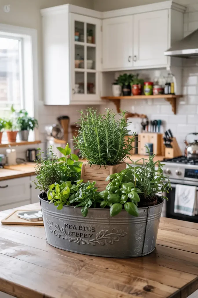 Kitchen Island Centerpiece
