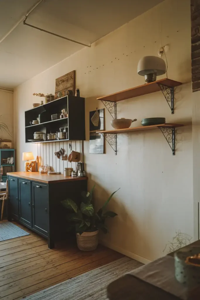 Mix in Open Shelving