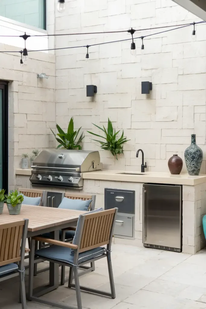 Outdoor Barbecue Meets Dining Room