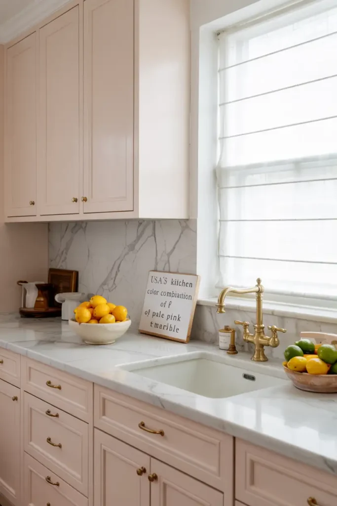 Pale Pink + Marble