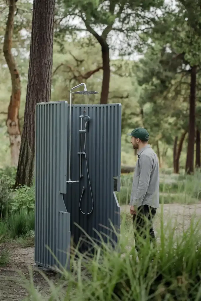 Portable Solutions-outdoor shower ideas