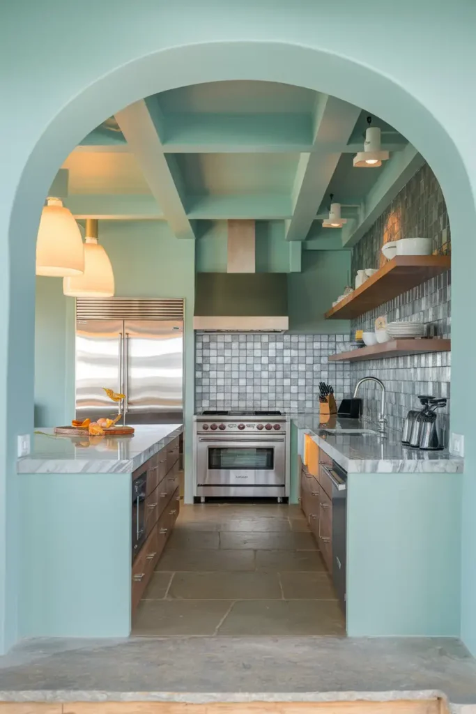 Quiet Rain by Glidden-kitchen paint color ideas