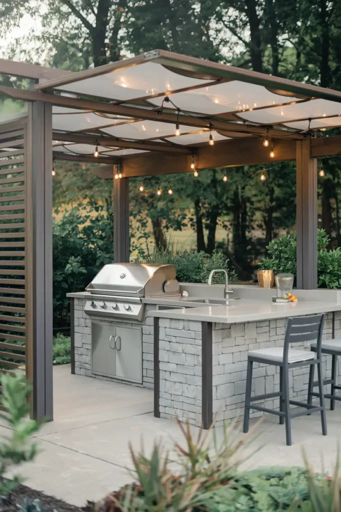 Rain-Proof Pergola