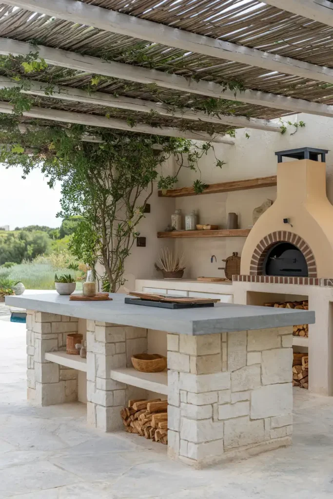 Rustic Elegance with Stone