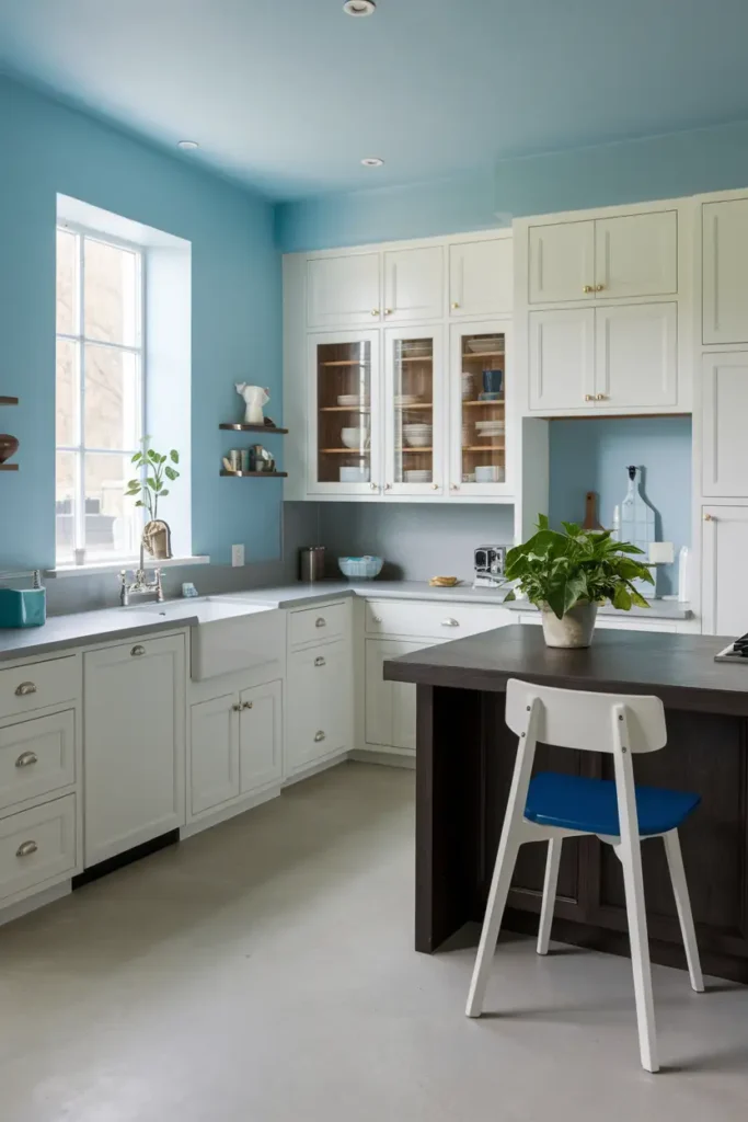 Sky Blue by Backdrop (Skywalker)-kitchen paint color ideas