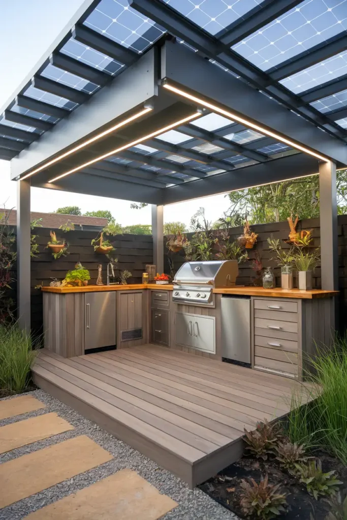 Sustainability First-outdoor kitchen ideas