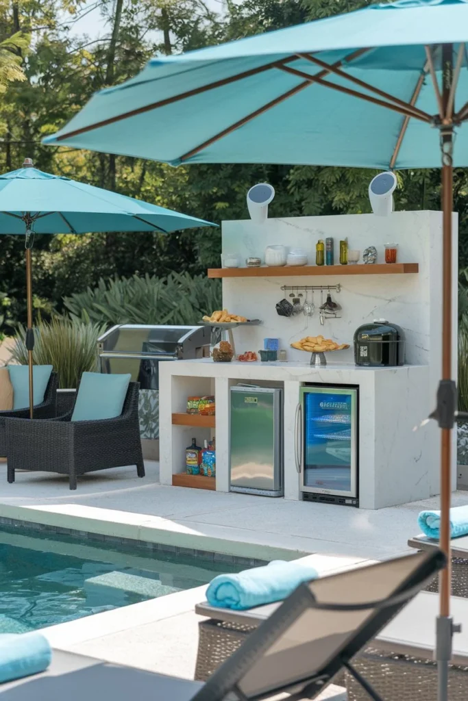 The Poolside Hangout-outdoor kitchen ideas
