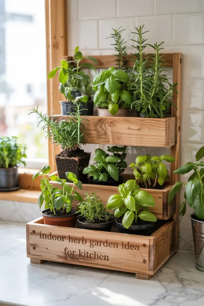 Tiered Plant Stand Corner