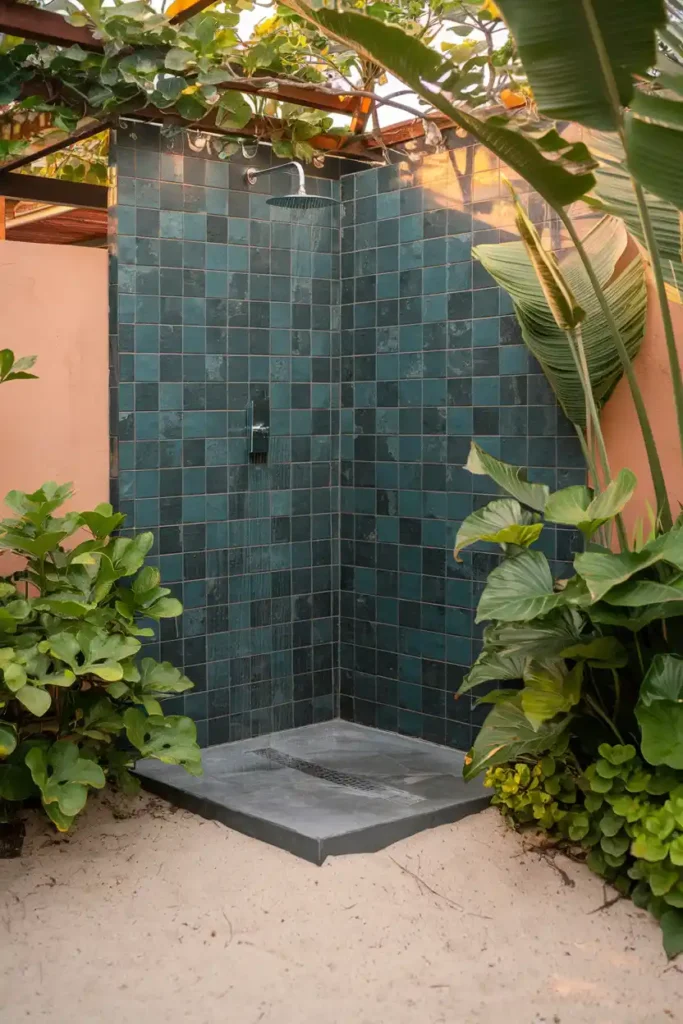 Tropical Tile Backdrops