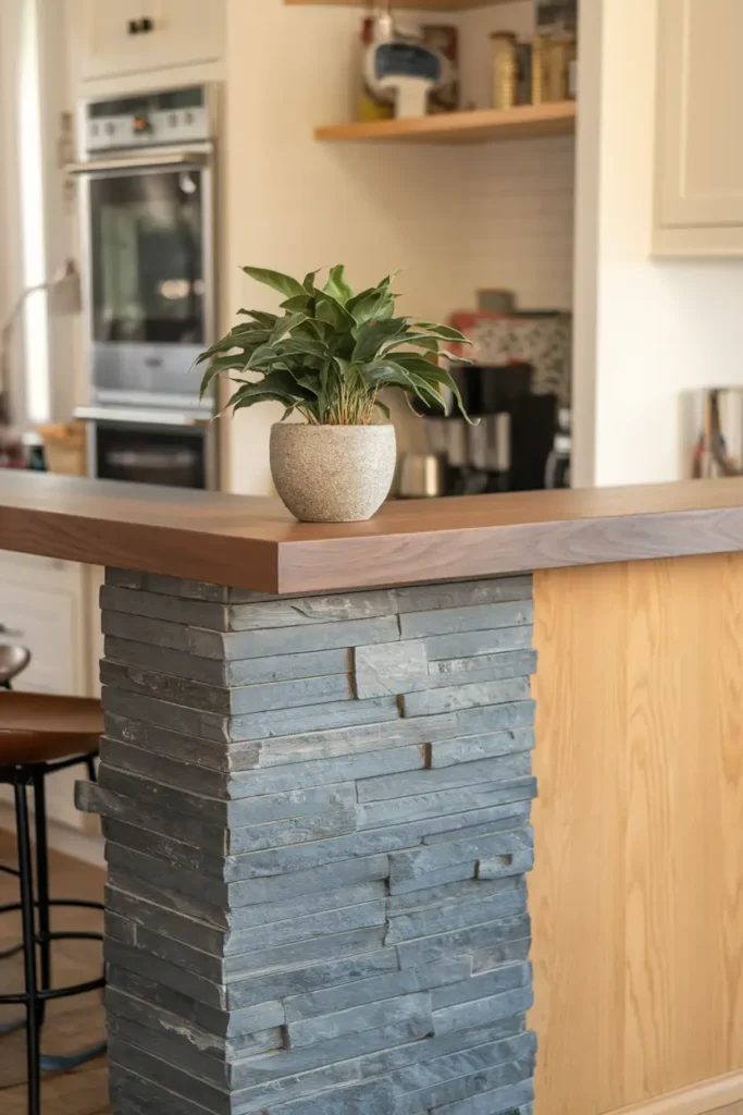 Two-Tone Bar-diy breakfast bar ideas