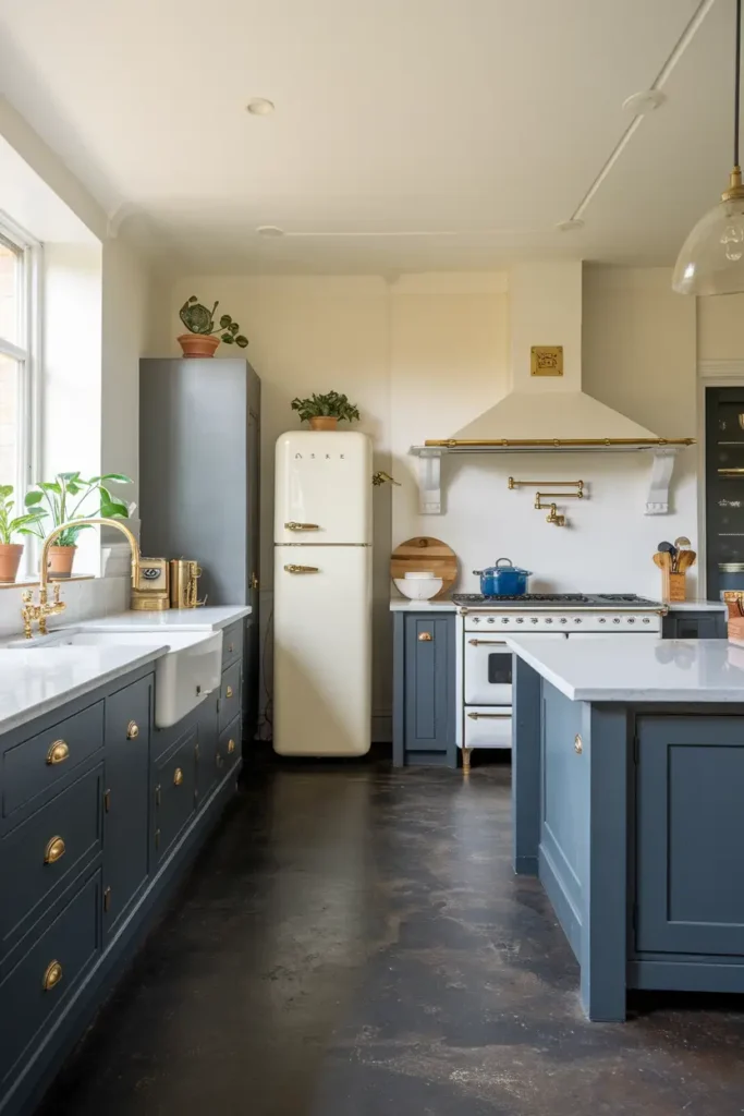Warm White by Farrow & Ball (French Gray)-kitchen paint color ideas