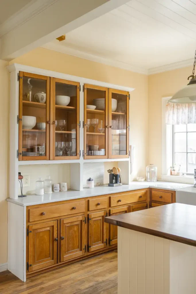 Warm White-what color to paint kitchen with honey oak cabinets