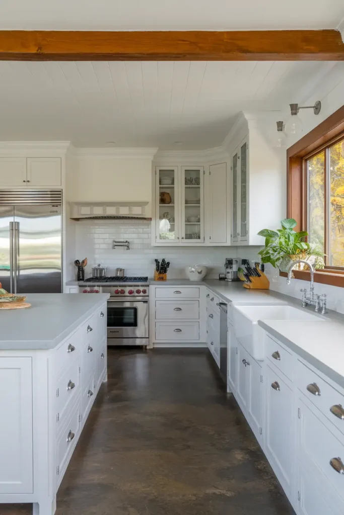 White Dove by Benjamin Moore-kitchen paint color ideas