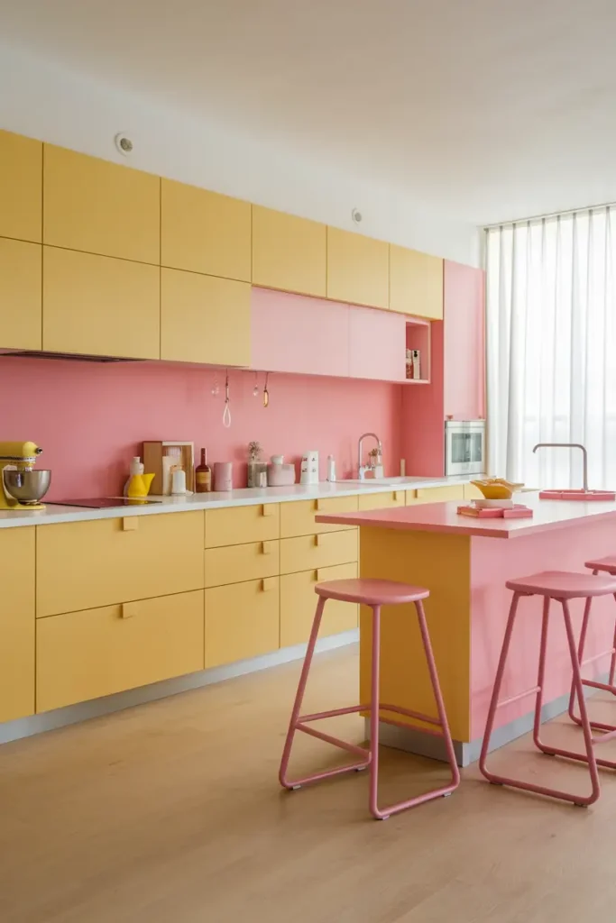 Yellow + Pink