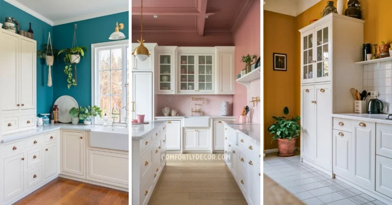 paint colors for white cabinet kitchen