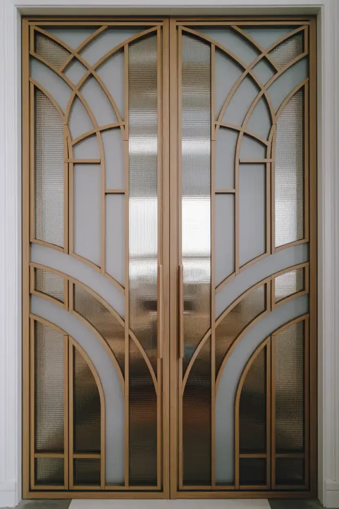 Asymmetrical Modern Design-Double Door Design Ideas