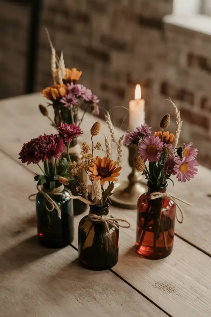 Autumn Floral Arrangements-Cozy Halloween Aesthetic Decor